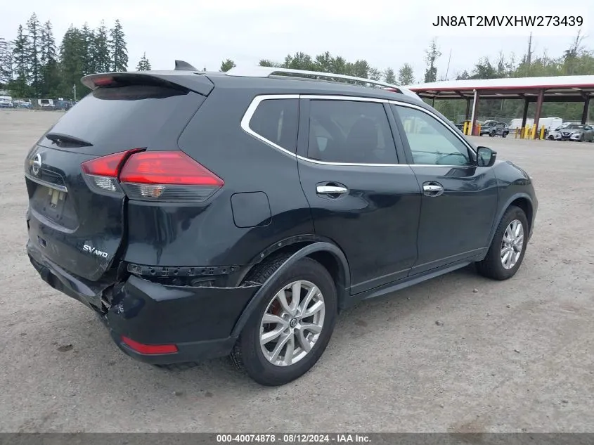 JN8AT2MVXHW273439 2017 Nissan Rogue Sv