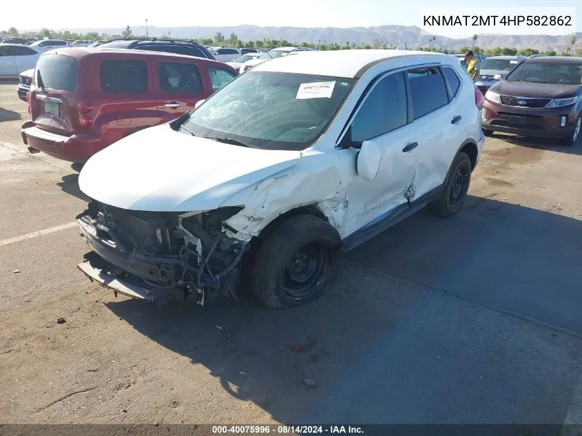 KNMAT2MT4HP582862 2017 Nissan Rogue S