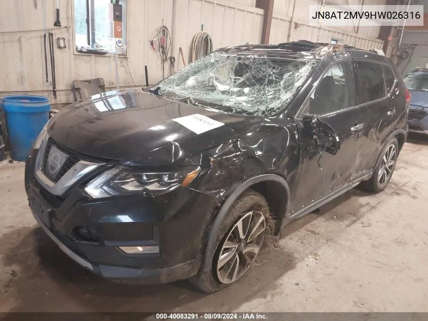 JN8AT2MV9HW026316 2017 Nissan Rogue Sl