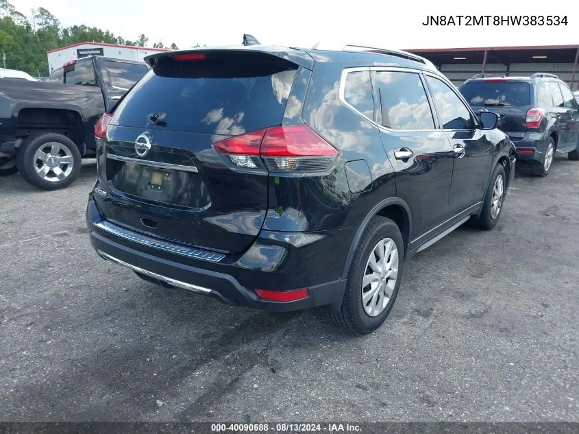 2017 Nissan Rogue S VIN: JN8AT2MT8HW383534 Lot: 40090588