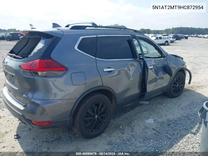 5N1AT2MT9HC872954 2017 Nissan Rogue Sv