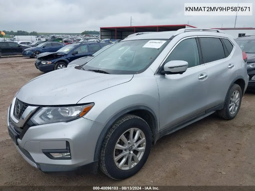 KNMAT2MV9HP587671 2017 Nissan Rogue Sv