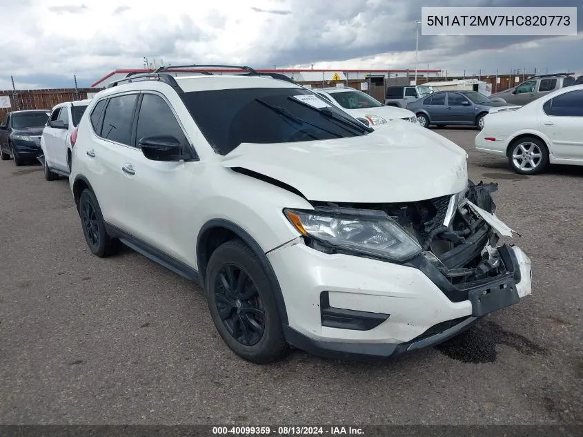 5N1AT2MV7HC820773 2017 Nissan Rogue Sv