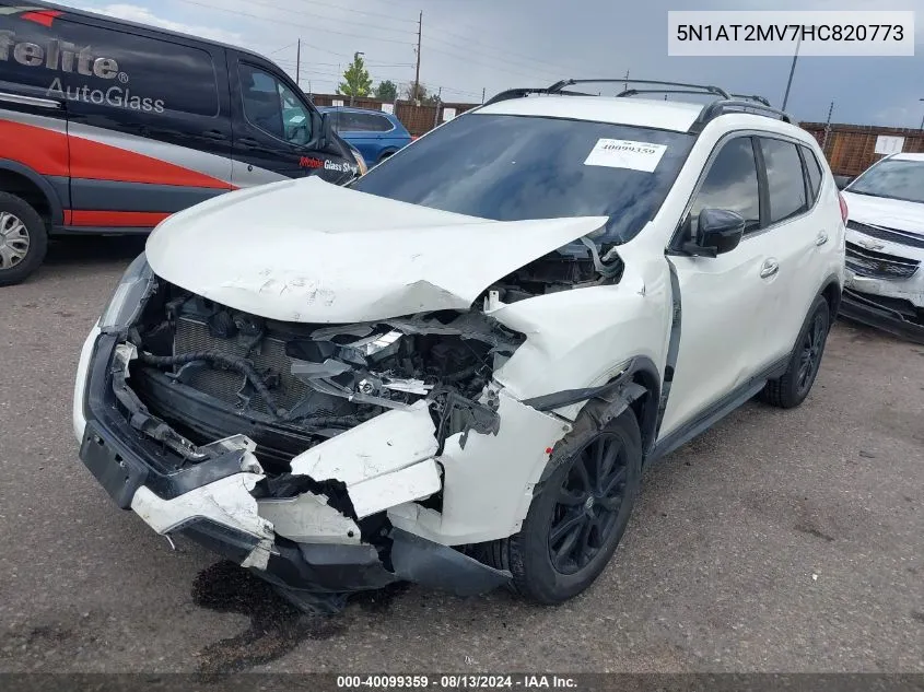 5N1AT2MV7HC820773 2017 Nissan Rogue Sv