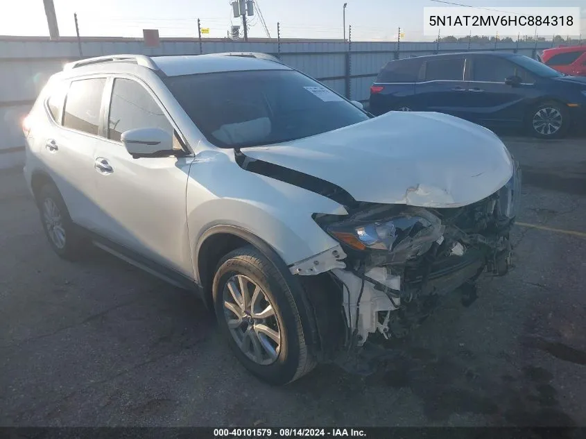 5N1AT2MV6HC884318 2017 Nissan Rogue Sv