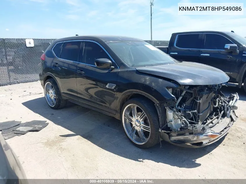 2017 Nissan Rogue S VIN: KNMAT2MT8HP549086 Lot: 40105939