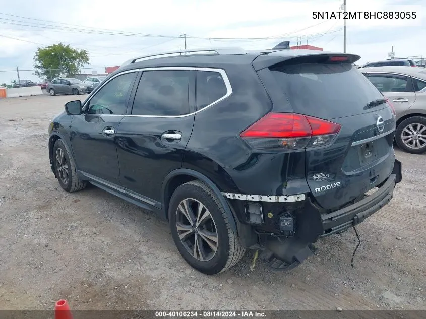 5N1AT2MT8HC883055 2017 Nissan Rogue Sl