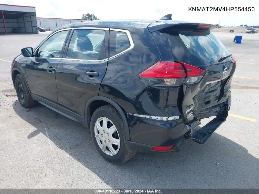 KNMAT2MV4HP554450 2017 Nissan Rogue S