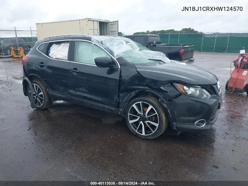 2017 Nissan Rogue Sport S/Sl/Sv VIN: JN1BJ1CRXHW124570 Lot: 40113035