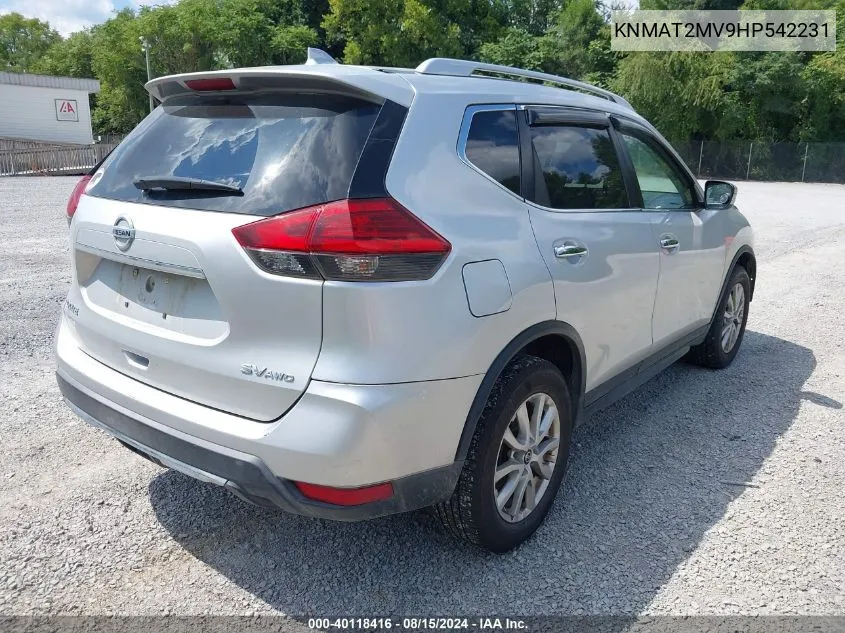 KNMAT2MV9HP542231 2017 Nissan Rogue Sv