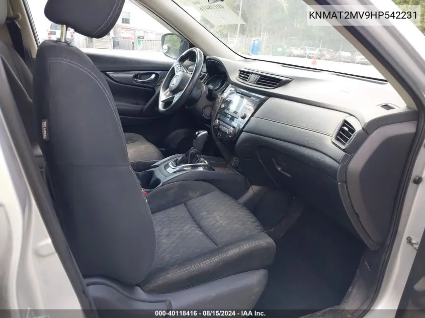 KNMAT2MV9HP542231 2017 Nissan Rogue Sv