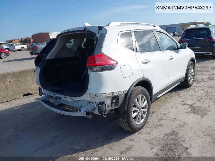 KNMAT2MV0HP543297 2017 Nissan Rogue Sv