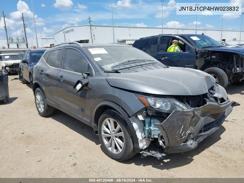 2017 Nissan Rogue Sport Sv VIN: JN1BJ1CP4HW023832 Lot: 40120406