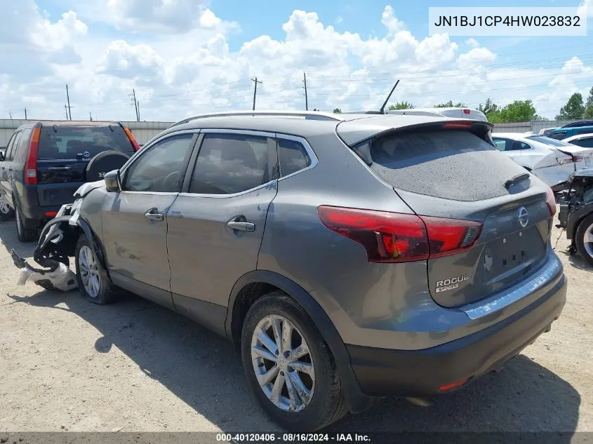 2017 Nissan Rogue Sport Sv VIN: JN1BJ1CP4HW023832 Lot: 40120406