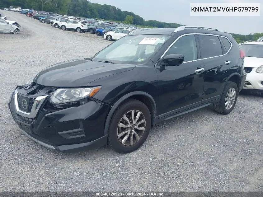 KNMAT2MV6HP579799 2017 Nissan Rogue Sv