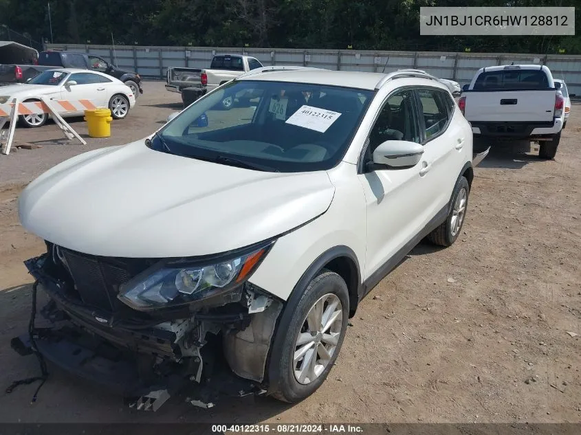 2017 Nissan Rogue Sport Sv VIN: JN1BJ1CR6HW128812 Lot: 40122315