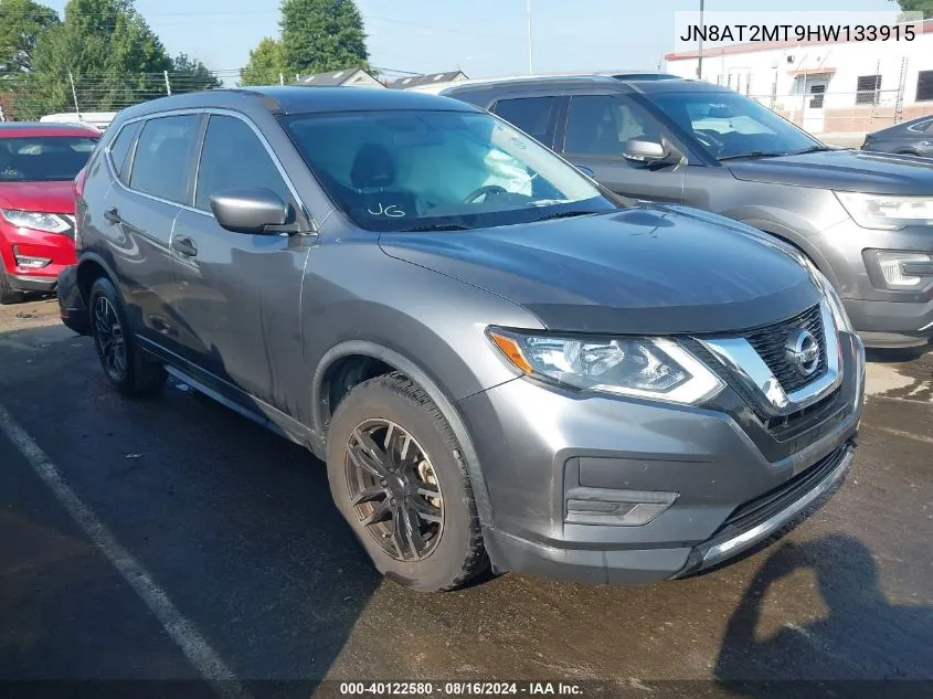 2017 Nissan Rogue S VIN: JN8AT2MT9HW133915 Lot: 40122580