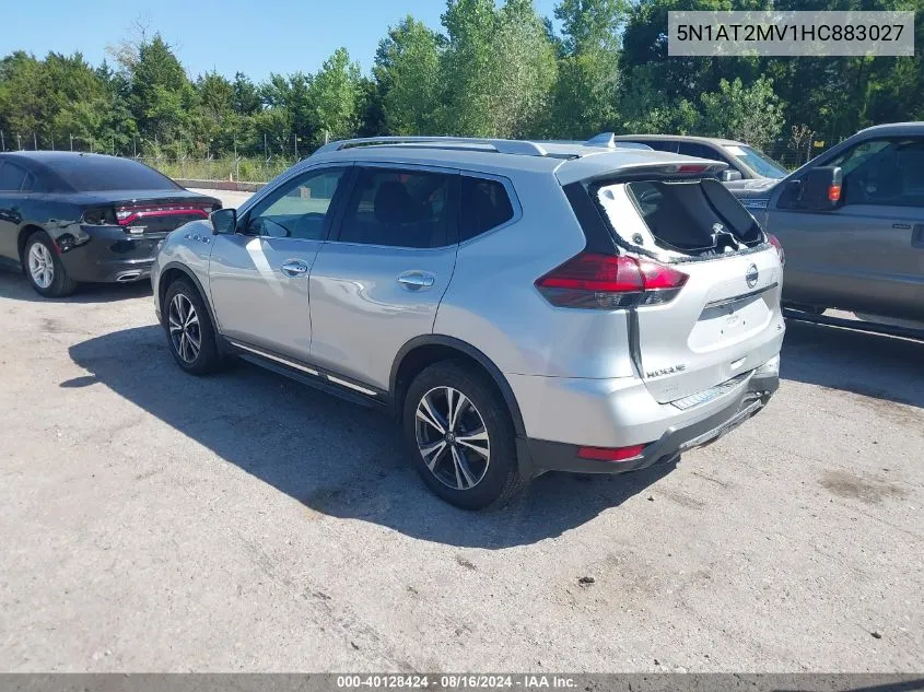 5N1AT2MV1HC883027 2017 Nissan Rogue Sl