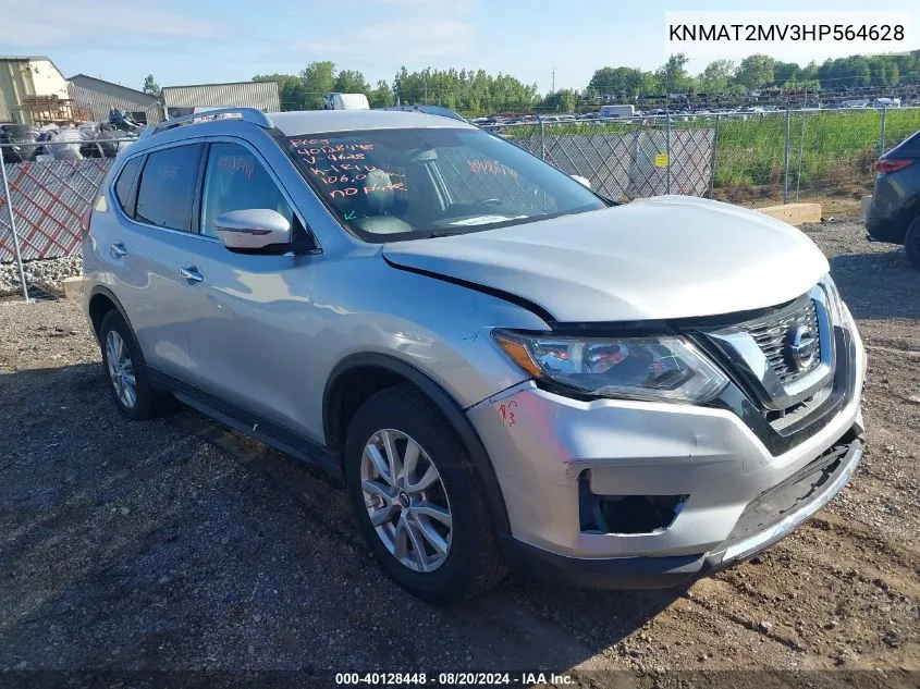 2017 Nissan Rogue S/Sv VIN: KNMAT2MV3HP564628 Lot: 40128448