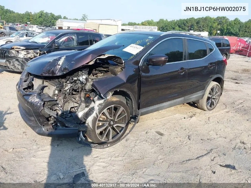 2017 Nissan Rogue Sport Sl VIN: JN1BJ1CP6HW002075 Lot: 40132917