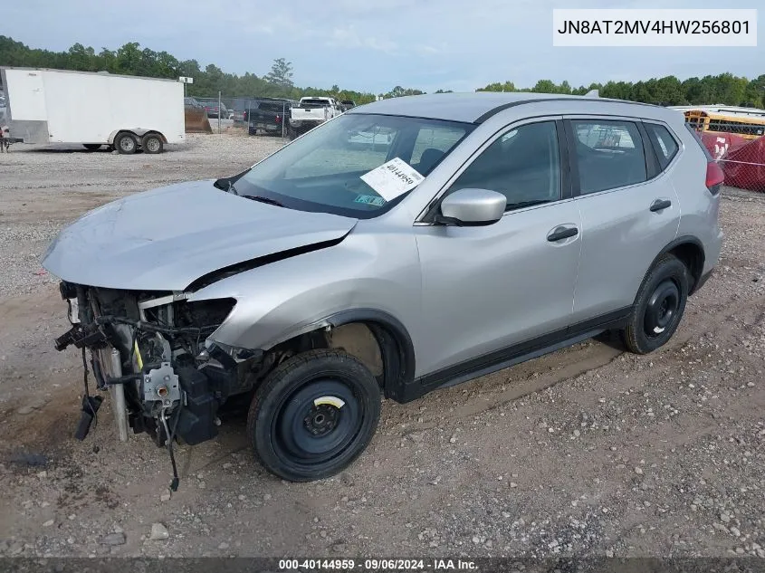 2017 Nissan Rogue S/Sl/Sv VIN: JN8AT2MV4HW256801 Lot: 40144959