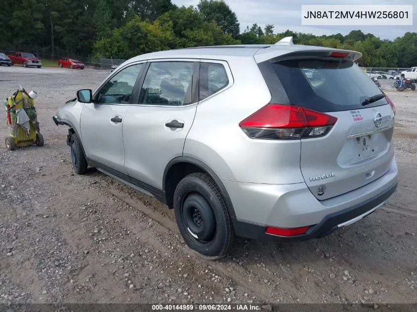 2017 Nissan Rogue S/Sl/Sv VIN: JN8AT2MV4HW256801 Lot: 40144959