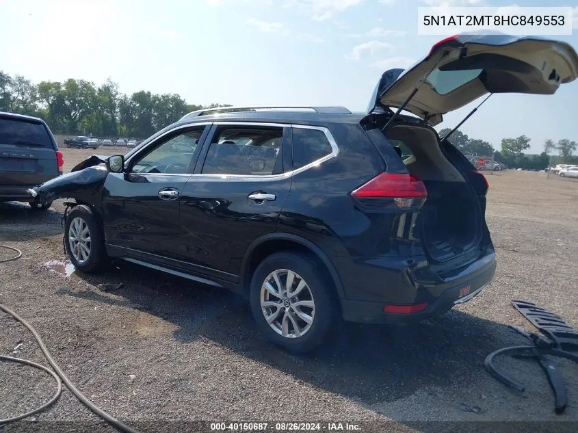 5N1AT2MT8HC849553 2017 Nissan Rogue Sv