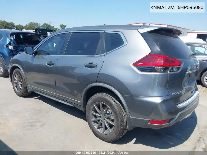 2017 Nissan Rogue S/Sv VIN: KNMAT2MT6HP595080 Lot: 40153396