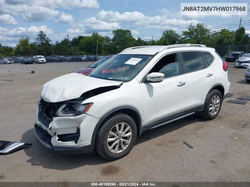 JN8AT2MV7HW017968 2017 Nissan Rogue Sv