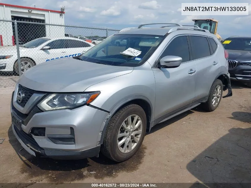 2017 Nissan Rogue Sv VIN: JN8AT2MT3HW133005 Lot: 40162572