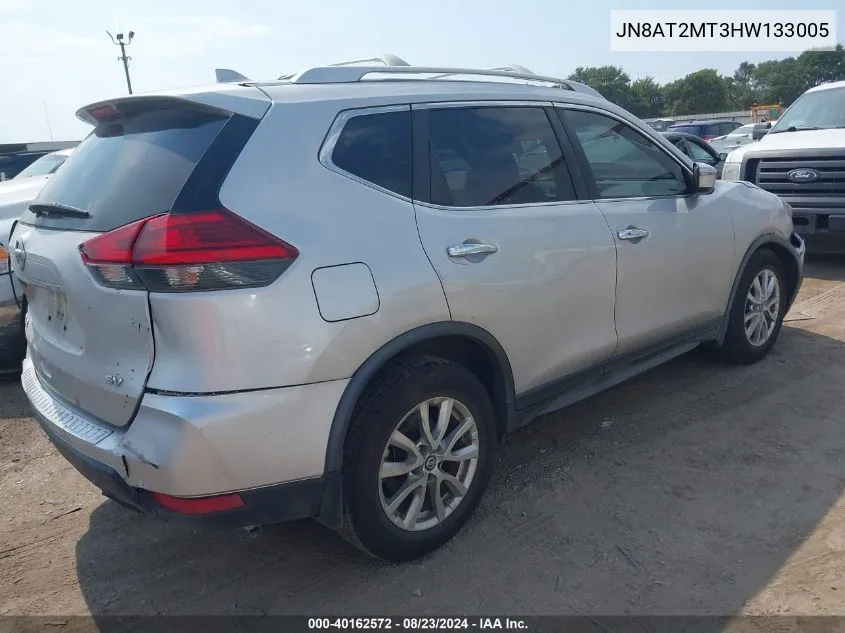 JN8AT2MT3HW133005 2017 Nissan Rogue Sv