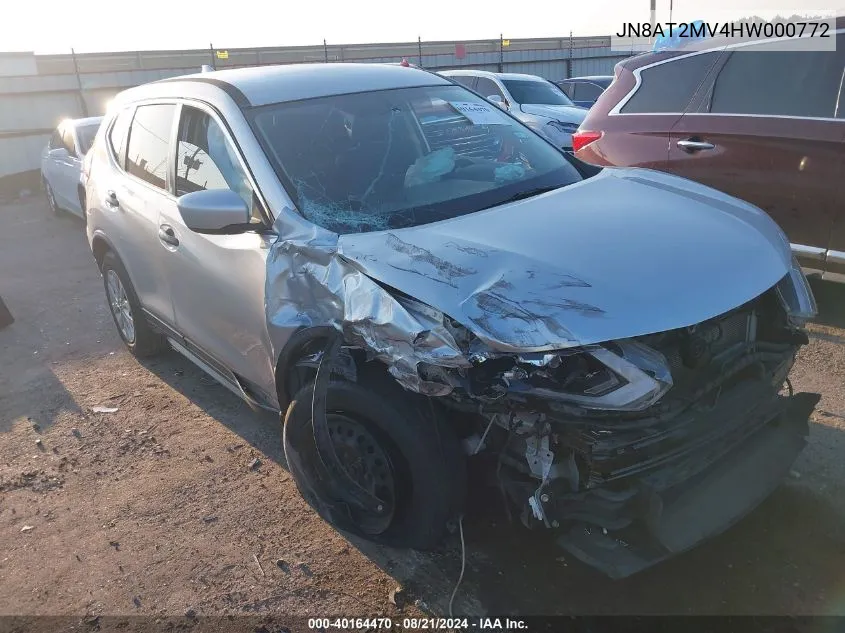 JN8AT2MV4HW000772 2017 Nissan Rogue S/Sl/Sv