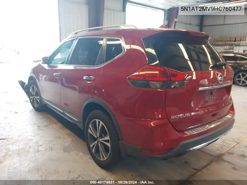 5N1AT2MV9HC760477 2017 Nissan Rogue Sl