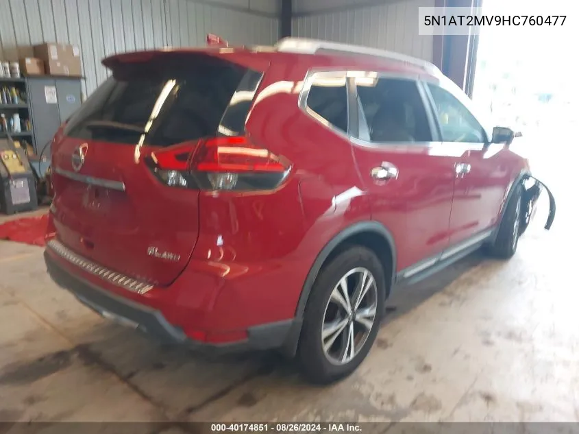 5N1AT2MV9HC760477 2017 Nissan Rogue Sl