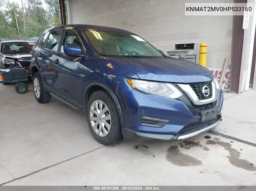 KNMAT2MV0HP533160 2017 Nissan Rogue S