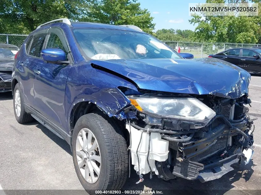 KNMAT2MV5HP520582 2017 Nissan Rogue Sv