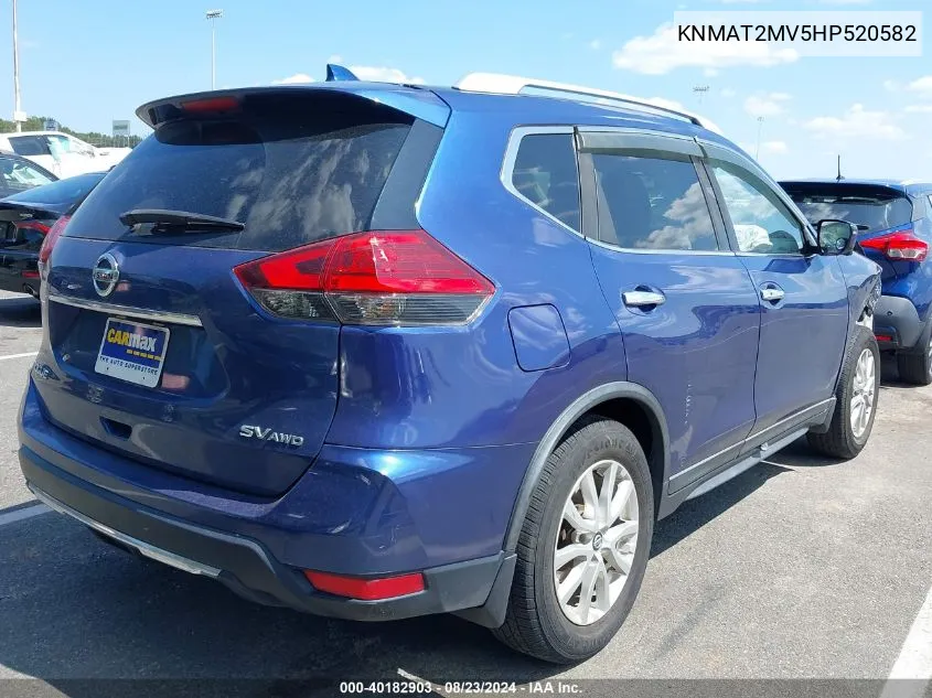 KNMAT2MV5HP520582 2017 Nissan Rogue Sv