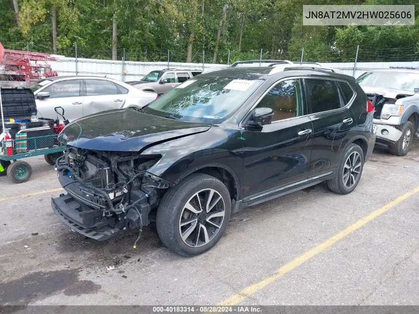 JN8AT2MV2HW025606 2017 Nissan Rogue Sl