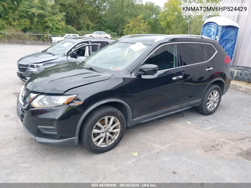 KNMAT2MV6HP524429 2017 Nissan Rogue Sv