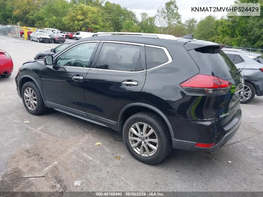 KNMAT2MV6HP524429 2017 Nissan Rogue Sv