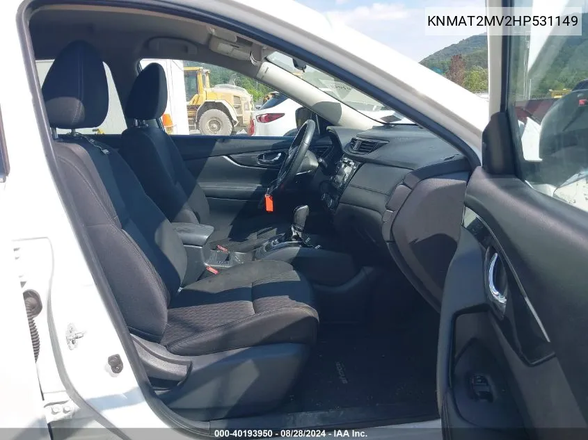 KNMAT2MV2HP531149 2017 Nissan Rogue Sv