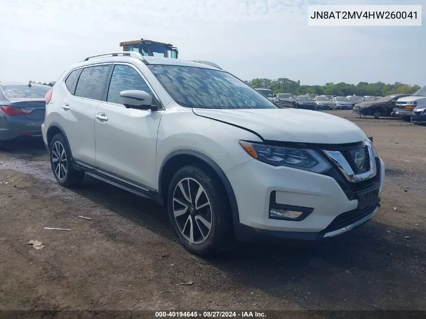 JN8AT2MV4HW260041 2017 Nissan Rogue Sl