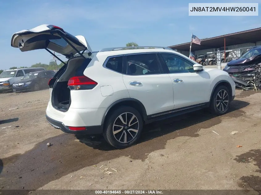 JN8AT2MV4HW260041 2017 Nissan Rogue Sl