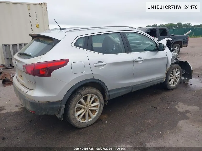 2017 Nissan Rogue Sport Sv VIN: JN1BJ1CR7HW124476 Lot: 40195738