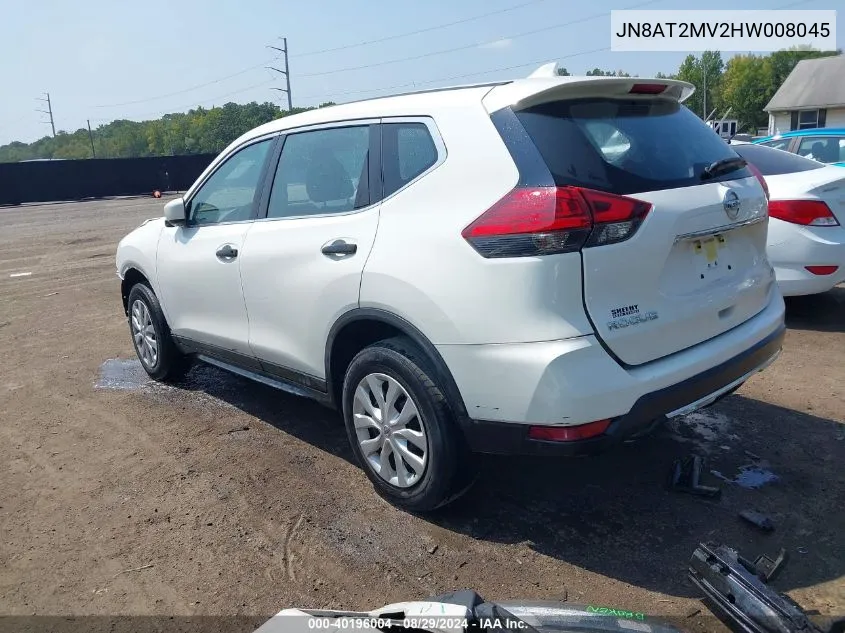 JN8AT2MV2HW008045 2017 Nissan Rogue S