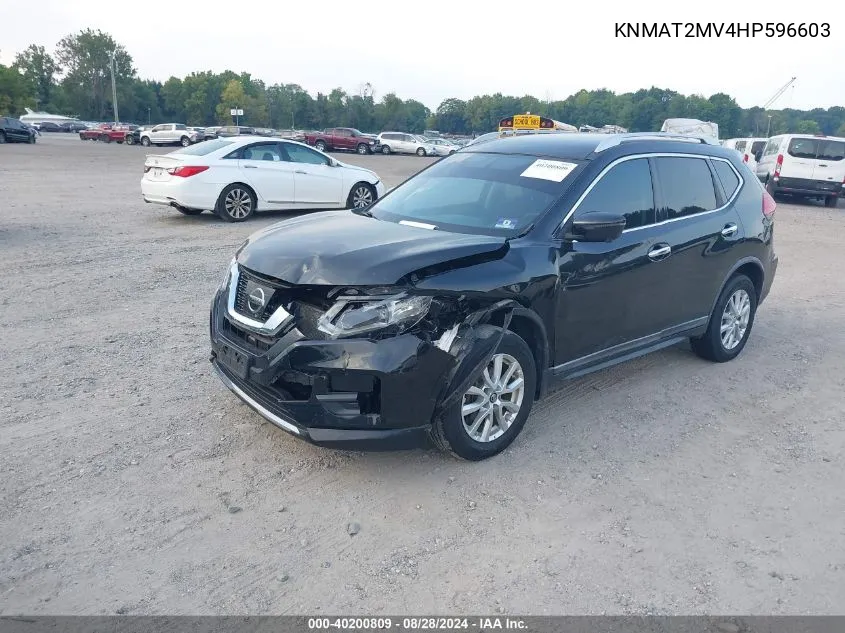 KNMAT2MV4HP596603 2017 Nissan Rogue Sv