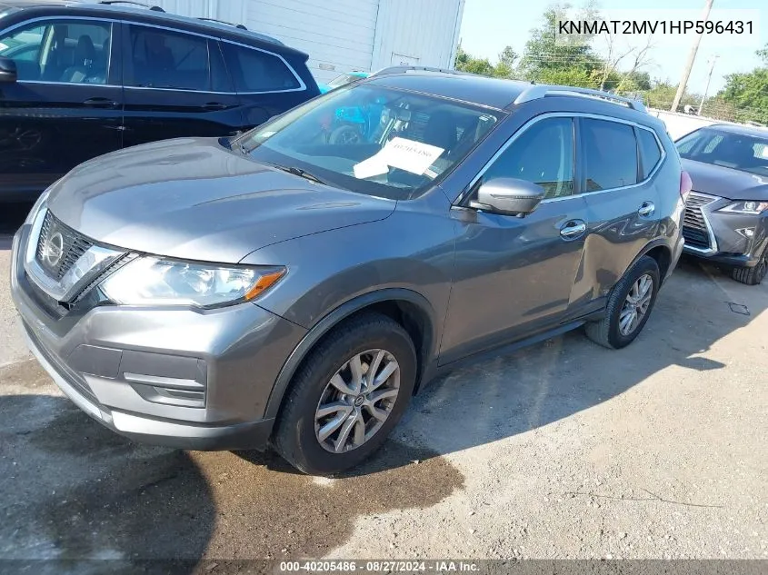 KNMAT2MV1HP596431 2017 Nissan Rogue Sv