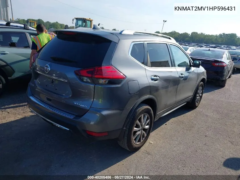 KNMAT2MV1HP596431 2017 Nissan Rogue Sv