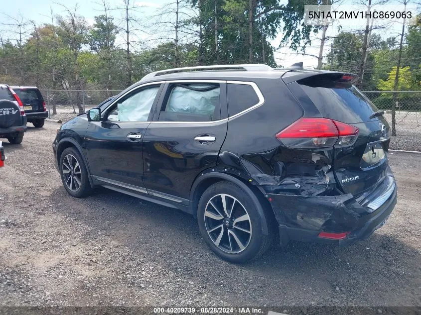 5N1AT2MV1HC869063 2017 Nissan Rogue S/Sl/Sv