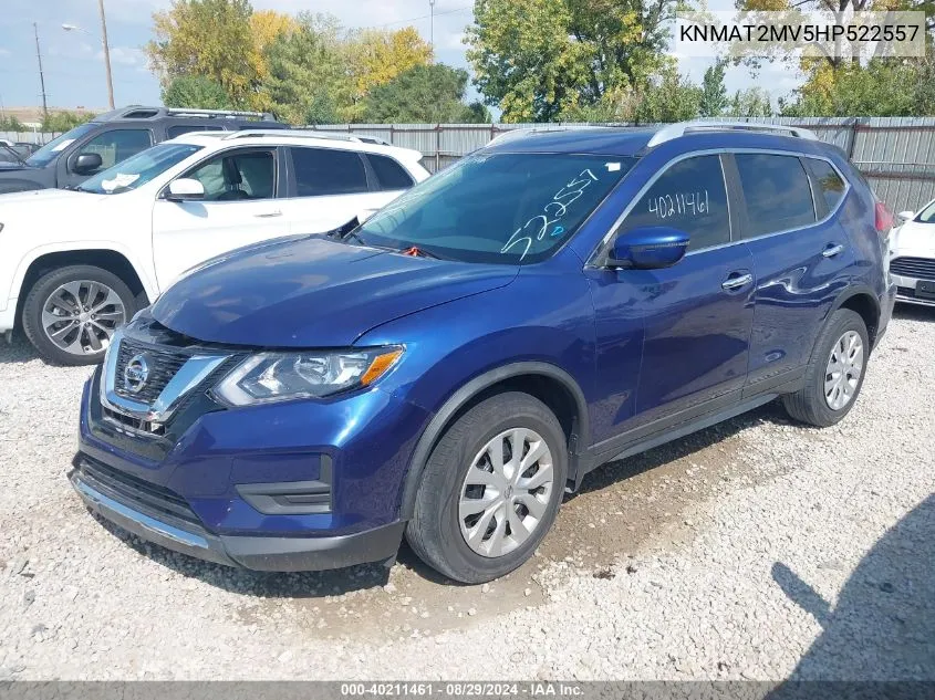 KNMAT2MV5HP522557 2017 Nissan Rogue S